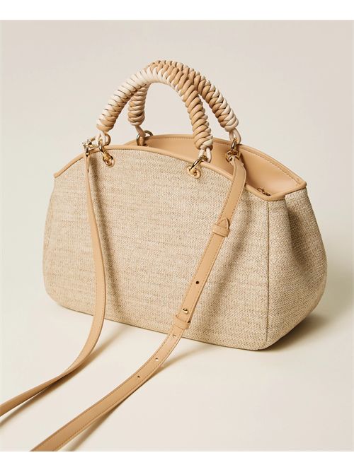 Borsa bauletto effetto rafia TWINSET | TB7053/00193